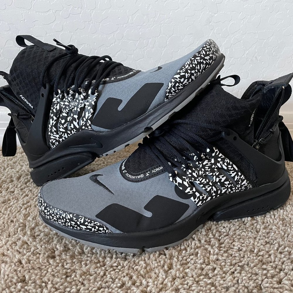 Acronym x Air Presto Mid 'Cool Grey', Sz 11